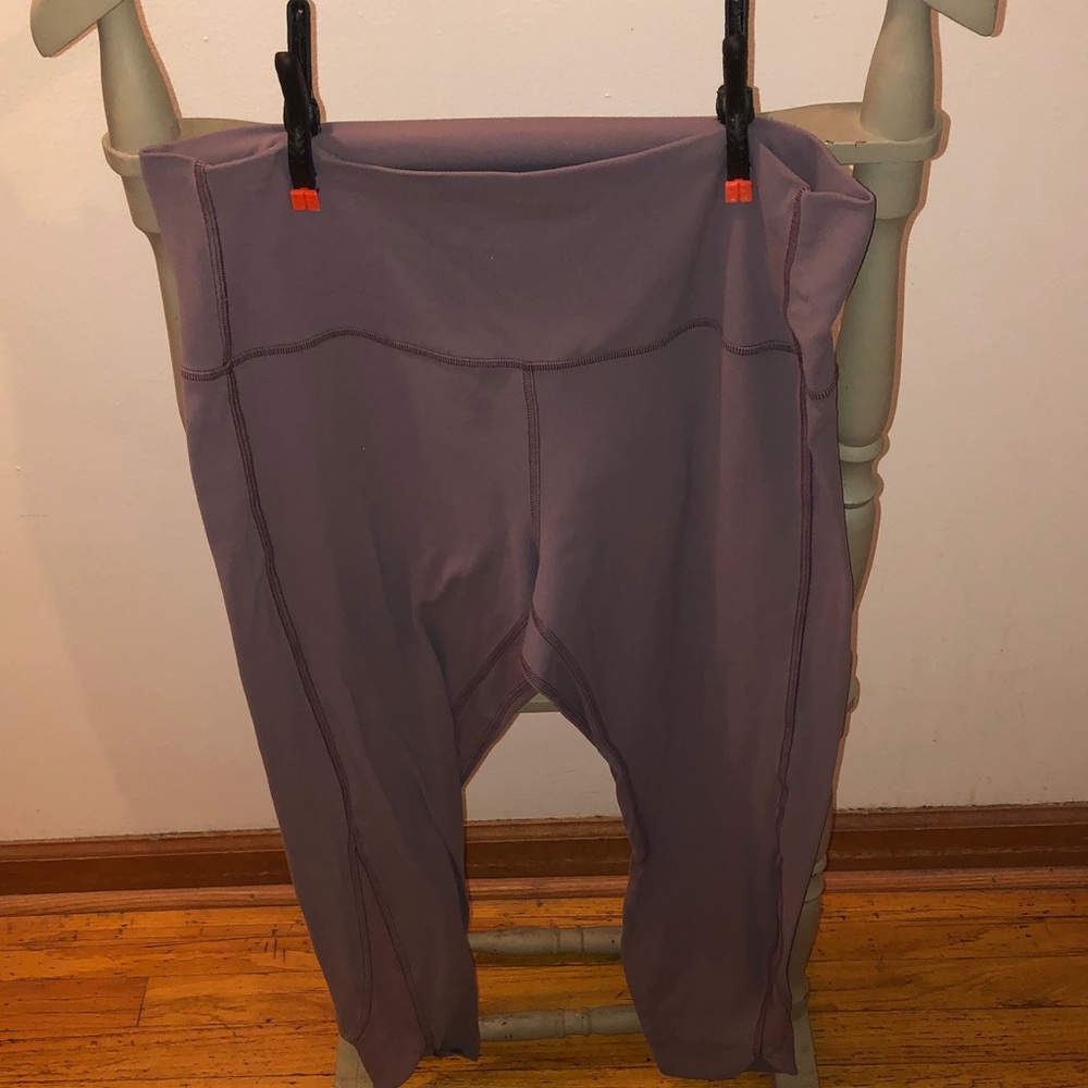 lululemon mauve purple workout leggings